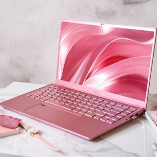 5Cgo MSI Prestige 14 i7-1165G7/16G/GTX1650Ti-4G/1T 14-inch thin and light business laptop Rose pink A11SCS-093TW