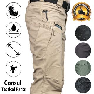 Cargo Pants IX7 Tactical Pants Overalls Trouser Multi Pocket Training Pants Workwear Pants