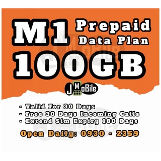 M1 Prepaid 100GB Data Plan