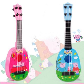 CUTE Cute Cartoon Peppa Pig Ukelele Mini Guitar Toy Children Toy Peppa Pig
