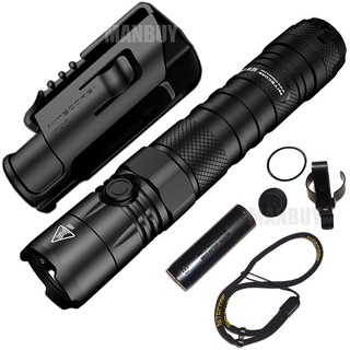 NITECORE NEW P12 + NTH10 Hoster 1200 Lumens LED CREE XP-L HD V6 powerful upgraded flashlight Outdoor Camping