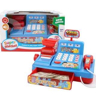 🍒 Lifetime 🏝Kids Role Play Multifunction Supermarket Cash Register Toys