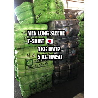 [Shop Malaysia] 🔥Borong Bundle Men Tshirt Long Sleeve