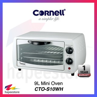 Cornell 9L Toaster Oven - CTO-S10WH (1 Year Warranty)