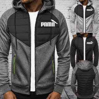 2020 Autumn and Winter Casual Sports Jacket for Men Warm Cotton Zipper Jackets Outdoor Thickened Padded Coat