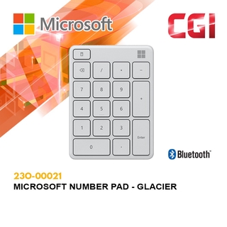 [Shop Malaysia] Microsoft Wireless Bluetooth Number Pad - Glacier (23O-00021)