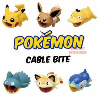 Cable Bite Pokemon Pikachu Cartoon Model iPhone Cable Protector Eevee Psyduck