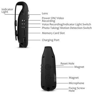 1080P Mobile Detection HD Mini Camera Voice Recording Pen Surveillance Cam [IFA]
