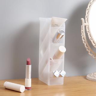 【MIU】Transparent matte pen holder, oblique insertion pen holder, makeup brush lipstick storage box