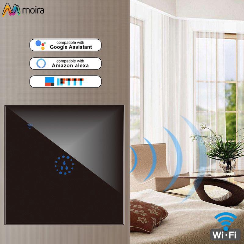 ✔ UK/EU Wifi boiler switch smart touch remote control water heater switches with alexa google home Moira