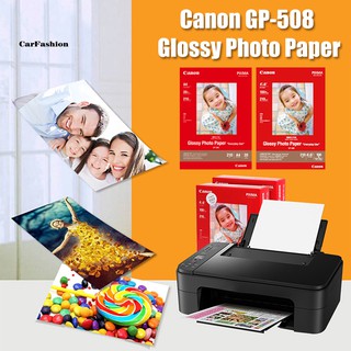 CAFS_20/100Pcs Canon A4 4X6 Glossy Picture Imaging Photo Paper for Inkjet Printer