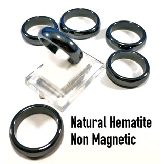 Various Size Non Magnetic Hematite Ring for Unisex