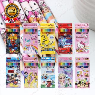 ️ READY STOCK ️ 12PCS Color Pencil Stationery Set Party Birthday Gift Set Cute Princess Student Stationery Kids Gift