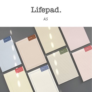 PAPERIAN Life Pad A5 / LINE GRID LETTER WRITING PAPER / 60 Pages