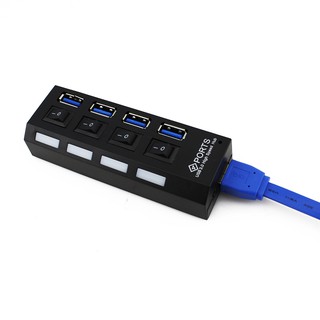Mini USB 4 Ports HUB Super Speed 5Gbps Portable Micro USB 3.0 Splitter