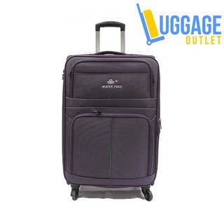 Water Polo Softside Expandable Luggage with 4 Spinner Wheels TSA lock