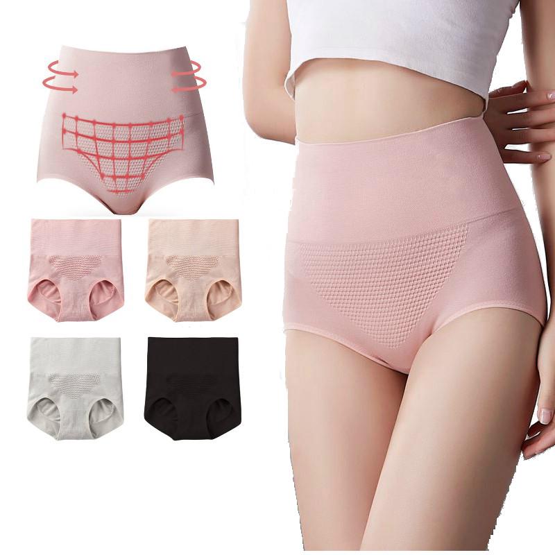 2019 New! Highwaist Seamless 3D Honeycomb Underwear panties seluar dalam