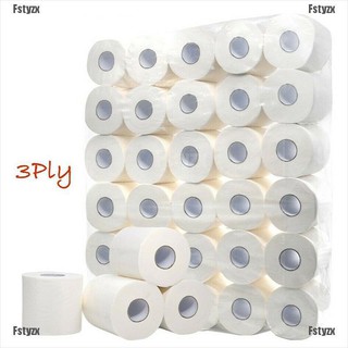 Fstyzx Toilet Paper Bulk Rolls Bath Tissue Bathroom White Soft 4 Ply Lot 100g