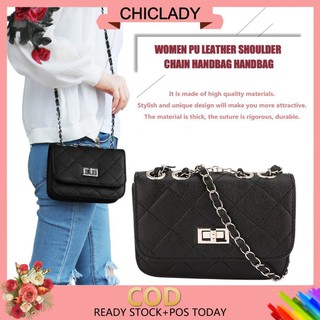【Free Shipping】Leather Shoulder Chain Bag Messenger Handbag Crossbody Bags New