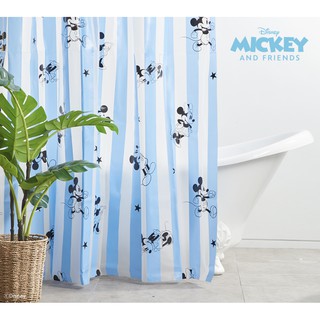 DAISO KOREA X Mickey Minnie Mouse Bathroom Supplies Series - Shower Curtain