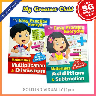 [MGC SG Stock] My Easy Practice Everyday For Home & Preschool by Mind to Mind / Paperback 1pc