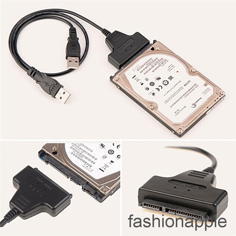 Digital USB 2.0 to SATA Converter Adapter Cable For 2.5 SATA HDD Hard Drive Disk