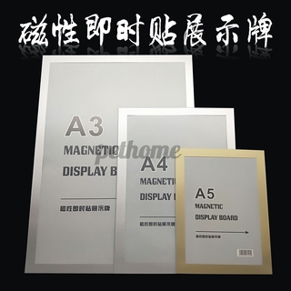 A6 A4 A5 A3 Magnetic Document Sign Photo Frame Wall Paper Menu Poster Display HOT SALE