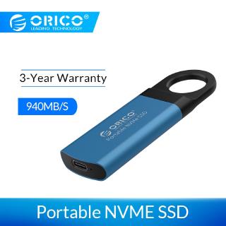 ORICO Mini External SSD M2 NVME Hard Drive SSD 128GB 256GB 512GB M.2 NVME Portable SSD USBC 3.1 10Gbps Solid State Drive