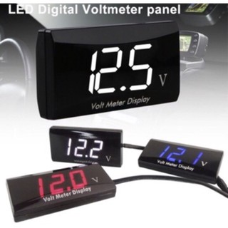 [Shop Malaysia] 12V LED Digital Display Voltmeter Car Motorcycle Voltage Meter Volt Gauge Panel Meter