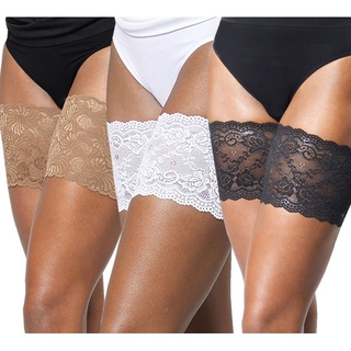 Sexy Women's Bandelettes Lace Floral Elastic Anti-Chafing Thigh Bands Leg