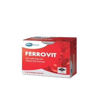 Mega Ferrovit (Iron, Folic Acid and Vitamin B12 Formula) 5x10s