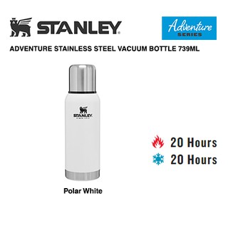 Stanley Adventure Stainless Steel Vacuum Bottle 739ml (25oz) Insulated Water Bottle Keep Cold Hot Leak Proof