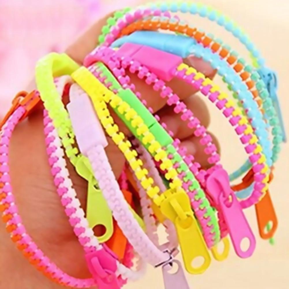 Zipper Two-color Fidget Bracelet Kids Products Toy Sensory Relief Stress Toys (2)
