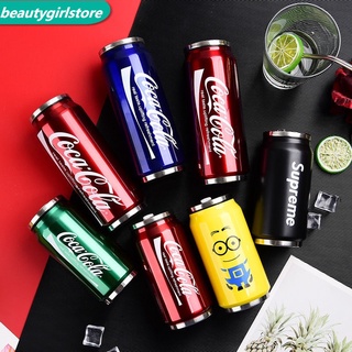 🌈HOT🌈500ml Coke Monster Thermos Tumbler Thermal Flasks 304 Coca-Cola Stainless Steel Water Bottle Vacuum Flask Mug Travel