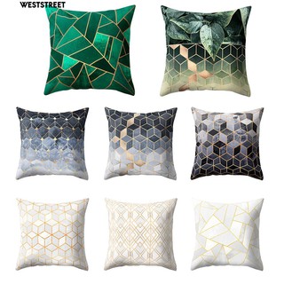 💖Geometry Rhombus Pattern Throw Pillow Cover Cushion Case Home Room Sofa Decor