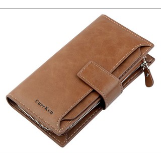 Men Pu Leather Wallet Casual Long Purse Business Card Holder#711