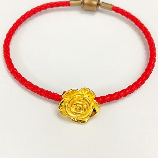 TAKA Jewellery 999 Pure Gold Charm Rose (1)