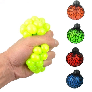 [Fanpin]stress ball fidget toy Squishy Mesh Ball EDC Stress Hand Fidget For Kids/Adults
