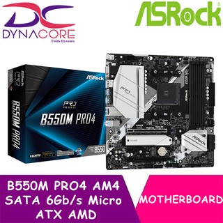 DYNACORE - ASRock B550M PRO4 AM4 SATA 6Gb/s Micro ATX AMD Motherboard