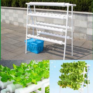 Ladder-type Plant System Hydroponic Site Grow Kit 72 Sites Vegetable Garden Tool