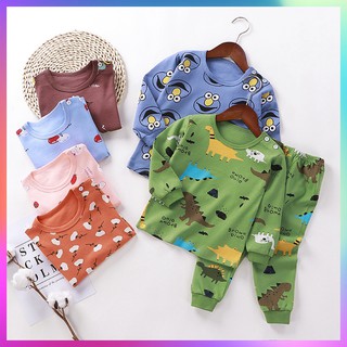 ❤1~7-Y❤ 2Pcs/Set Children's Sleepwear Clothes Set Baby Boys Pyjamas Clothes Fashion Baby Boys Clothing