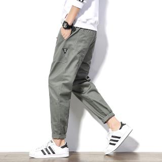 Sports hip hop men and women long legs pants loose thin section ins solid color hip-hop street fashion casual nine pant
