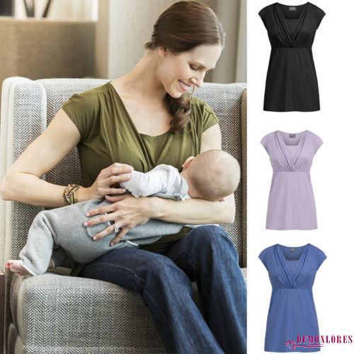 .E.-Hot fashion Women Maternity Clothes Breastfeeding Long Sleeve Nursing