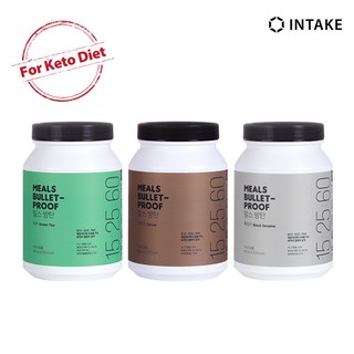 [INTAKE] MEALS Bullet proof SHAKE for Keto diet 1 Jar/ Cocoa & Black sesame & Green tea / Healthy Ketogenic diet food / Kfood