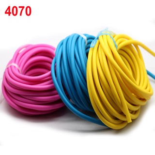 Resistance bands/♤10m Whole root 3060 3070 4070 High-quality latex leather though Slingshot rubber band fitness pull rop