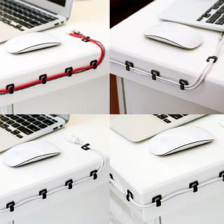 1Wire winding clip Self-adhesion Wire device cable management