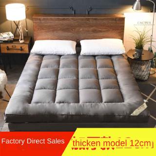 Thickened down cotton mattress tatami 12cm five-star hotel soft mattress foldable 1.5m1.8 m quilt