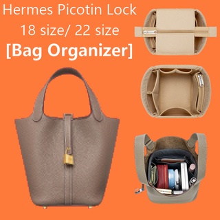 Ready Stock}H Picotin Lock Bucket Bag in Bag Organizer Picotin18 22 size Insert Bag Inner Bags wan-269 Vegetable Basket Liner Bag Storage Bag