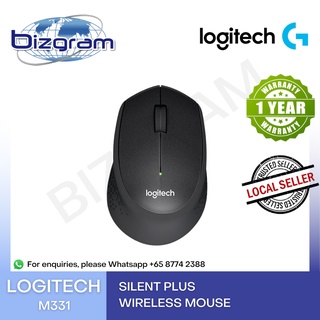 Logitech 910-004914 Wireless Mouse M331 Silent Plus Black