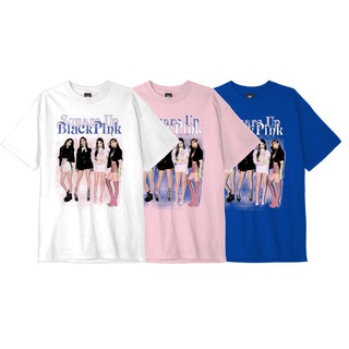 【OFFICIAL GOODS】 BLACKPINK IN YOUR AREA T-SHIRTS FOR MEN & WOMEN (WHITE,PINK,BLUE)